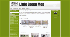 Desktop Screenshot of littlegreenmentoys.com